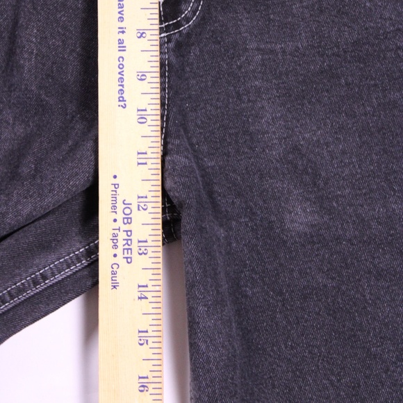 Ragged Jeans Black Wide Leg Denim Pants Size 28 - Picture 8 of 9